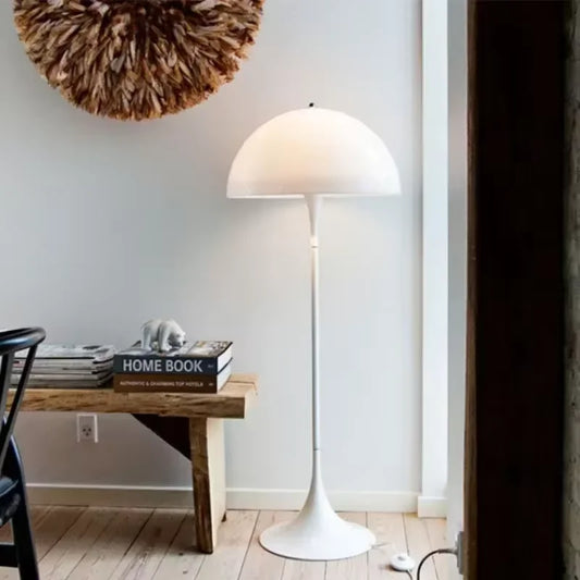 Nordic Danish Mushroom Vloerlamp – Scandinavisch Design Staande Lamp | Iconisch & Sfeervol met LED Verlichting