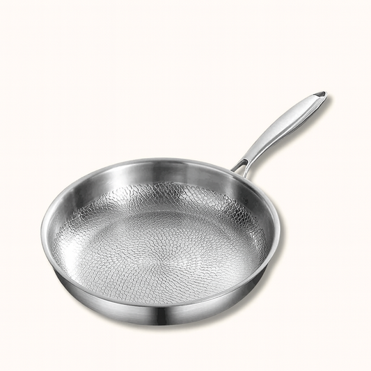 Pure Titanium Koekenpan | PFAS-vrij, Krasvast & Vaatwasserbestendig