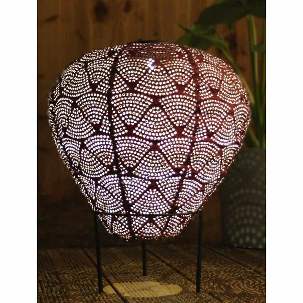 Solar Lantaarn Buiten – Kleurrijke Tuinlamp met Warm Licht | Weerbestendig & Automatisch Aan/Uit