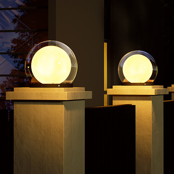Maanvormige Buitenlamp – LED Tuinlamp voor Pad & Oprit | Waterdicht IP65 & Sfeervol Warm Licht