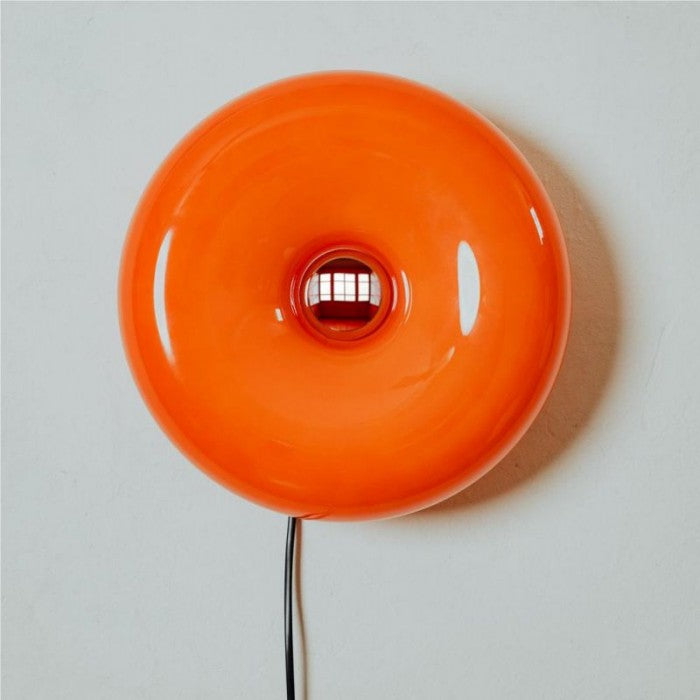 Bauhaus Donut Lamp – Creatieve Designlamp voor Bureau, Muur & Hal | LED Dimbaar in 3 Kleuren