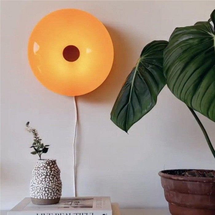 Bauhaus Donut Lamp – Creatieve Designlamp voor Bureau, Muur & Hal | LED Dimbaar in 3 Kleuren